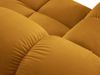 Micadoni Modulares Sofa Bellis 4-Sitzer Rechts Samt Bluvel Gelb Bild 5