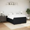 vidaXL Boxspringbett mit Matratze Schwarz 140x190 cm Samt 3285640 Bild 3