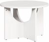 vidaXL Couchtisch Weiß 50 x 50 x 35 cm Massivholz Kiefer 873530 Bild 2