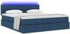 vidaXL LED-Speicherbett mit Matratze Blau 180 x 200 cm Stoff 3371554 Bild 3