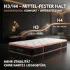 Arensberger Kupfermatratze mit Federkern & Kupferschaum + integrierter Topper | 180x200 cm Höhe 25cm | Härtegrad H3/ H4 | Taschenfederkern Matratze | Rollmatratze | ergonomisch Bild 3