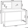 Schreibtisch mit Memoboard Schwarz VINCE Bild 2