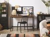 Schreibtisch mit Memoboard Schwarz VINCE Bild 3