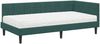 vidaXL Eckbettgestell mit Matratze mit Kopfteil 2 pcs Grün Samt 3393980 Bild 4