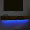 vidaXL TV-Schränke mit LED-Leuchten 2 Stk. Räuchereiche 60x35x15,5 cm 842897 Bild 4