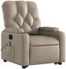 vidaXL Massagesessel mit Aufstehhilfe Cappuccino-Braun Kunstleder 3204785 Bild 3