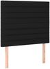 vidaXL Boxspringbett mit Matratze Schwarz 90x200 cm Stoff 3137207 Bild 5