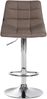 Barhocker DUBAI - Taupe, Stoff, Chrom Barhocker mit Lehne Barstuhl Tresenhocker Tresenstuhl Kneipenhocker Kneipenstuhl Bild 5