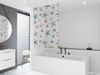 Halb-Kassetten Duschrollo 160x240 cm Modell Oceanic - extra breit - Bild 2