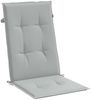 vidaXL Hochlehner-Auflagen 6 Stk. Melange Hellgrau 120x50x4 cm Stoff 4002414 Bild 5