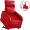 vidaXL Relaxsessel mit Aufstehhilfe Rot Kunstleder 3206754 Bild 2