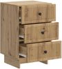 vidaXL Nachttisch Artisan-Eiche 43 x 41 x 66,5 cm Holzwerkstoff 893874 Bild 3