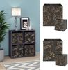 Raumteiler Tetra Schwarz 72.6 x 72 cm mit 4 Faltboxen opt. 2 Vicco Bild 2
