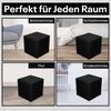 Best for Home Sitzhocker / Sitzwürfel / Fußhocker – 40x40x40 cm (verschiedene Farben), Handwerksqualität,TOP Preis-Leistungs-Verhältnis Bild 4