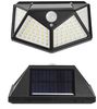 Solarlampen für Außen mit Bewegungsmelder und 100 weißen LED | 3 Funktionsmodi (2 Leuchten) Bild 4