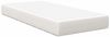 vidaXL Bettmatratze mit Matratze Creme 100 x 200 cm Stoff 42008273 Bild 2