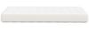 vidaXL Bettmatratze mit Matratze Creme 100 x 200 cm Stoff 42008273 Bild 5