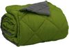 vidaXL Sommerdecke Grün und Anthrazit 200 x 200 cm Mikrofaser 42025443 Bild 5
