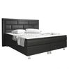 Boxspringbett Nizza 180x200 cm Kunstleder Schwarz Bild 4