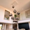s.luce Orb Glaskugel Galerieleuchte Aufhängung 500cm Weiß Weiß Ø 20cm Bild 3