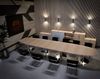 Rheinland Möbel Konferenztisch KONTI 520x130 cm – ovaler Besprechungstisch in Eiche mit verchromten Säulenfüßen & 2 Kabelauslässen, erweiterbarer Meetingtisch für 16–18 Personen, moderner XXL-Tisch fürs Büro Bild 4