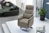 Fernsehsessel Dario / Doro, Metall, Polyester, Stoff, Beige, Braun, 73 x 116 x 75 cm Bild 3