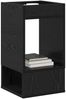 vidaXL Beistelltisch 2 pcs Schwarz Eichen-Optik 30 x 30 x 56 cm 890931 Bild 3