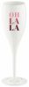 Koziol Sektglas Cheers No. 1 Oh La La, Kunststoff, Cotton White, 100 ml, 3920525 Bild 4