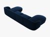 Micadoni Panorama-Sofa Miley 5-Sitzer Samt Bluvel Königsblau Bild 3