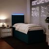 vidaXL Boxspringbett mit Matratze Blau 90x200 cm Samt 3293126 Bild 4