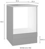 OPTIFIT Herdumbauschrank OPTImulti Breite 60 cm, inkl. Arbeitspaltte und Sockel Bild 4