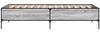 vidaXL Bettgestell Grau Sonoma 90x190 cm Holzwerkstoff und Metall 844989 Bild 5