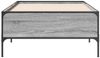 vidaXL Bettgestell Grau Sonoma 90x190 cm Holzwerkstoff und Metall 844989 Bild 4