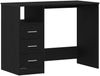 vidaXL Schreibtisch mit Schubladen Schwarz Eichen-Optik 102x50x76 cm 861993 Bild 2