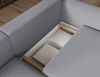 Ecksofa Acossta Calmora Mikrofaser Grau mit Schlaffunktion Bild 3