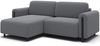 Ecksofa Acossta Calmora Mikrofaser Grau mit Schlaffunktion Bild 4