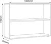 VCM Salia 920710 H. 74 x B. 100 x T. 33 cm Bild 5