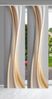 HOME WOHNIDEEN Schiebegardine 84070 ELANIA Schiebegardine aus recyceltem Polyester, halbtransparent (2 St), Paneelwagen, transparent, Polyester Bild 3