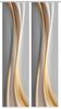 HOME WOHNIDEEN Schiebegardine 84070 ELANIA Schiebegardine aus recyceltem Polyester, halbtransparent (2 St), Paneelwagen, transparent, Polyester Bild 4