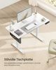 SONGMICS Schreibtisch, elektrisch höhenverstellbar 72-120 cm, mit Memory-Funktion, Basisweiß-Taubengrau, 72 x 60 x 120 cm Bild 2