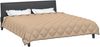 vidaXL Winterbettdecke Taupe 220 x 260 cm Mikrofaser 42025702 Bild 3