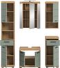 Xonox Scout Badkombination (B/H/T: 164x191x34 cm) in Salbei und Artisan Eiche Nachbildung Bild 3