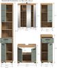 Xonox Scout Badkombination (B/H/T: 164x191x34 cm) in Salbei und Artisan Eiche Nachbildung Bild 4