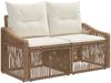 vidaXL Gartensofa-set 8 pcs Beige Poly-Rattan 3436068 Bild 2
