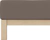 Schlafgut 'Pure' Spannbettlaken, Gummizug: rundum, für Matratzen bis 30cm Höhe, Bio-Baumwolle mit Elasthan, Sand Deep, S 90x190 cm - 100x220 cm Bild 4