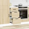 vidaXL Küchenunterschrank Kalmar Sonoma-Eiche Holzwerkstoff 854243 Bild 3