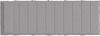 vidaXL Sonnenliegen-Auflage Grau 180x60x4 cm Oxford-Gewebe 361853 Bild 5