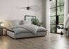 Mako Satin Bettwäsche Melange braun – 135x200 + 80x80 cm Bild 2