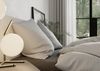 Mako Satin Bettwäsche Melange braun – 135x200 + 80x80 cm Bild 3