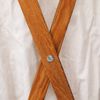 vidaXL Faltbarer Wäschekorb Cremeweiß Holz und Stoff 284227 Bild 5